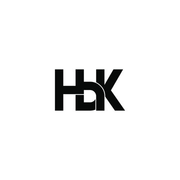 hbk letter original monogram logo design