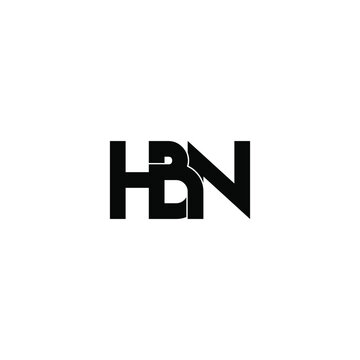 hbn letter original monogram logo design