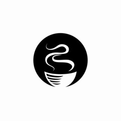 Vector flat coffee logo. Beautiful coffee brand template. 
Good for coffee and tea store, shop, also cafe and restaurant.

