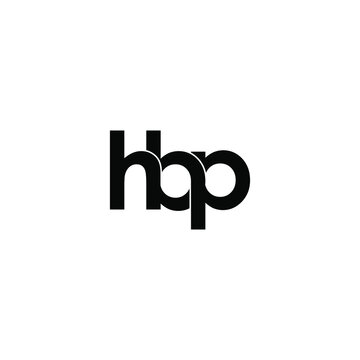 hbp letter original monogram logo design