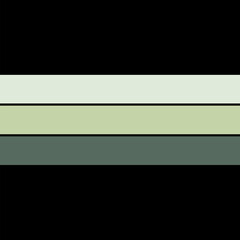 Three Hues of Green Monochromatic Stripes Design