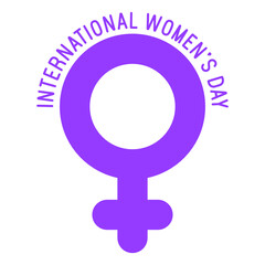 International Women’s Day vector logo