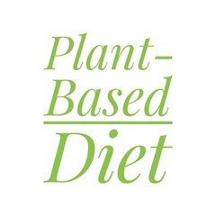 ''Plant-Based Diet'' Lettering
