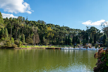 Fototapeta na wymiar Lago Negro em Gramado, Brasil