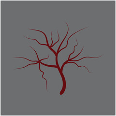 Fototapeta premium Veins Logo Template vector symbol medical design