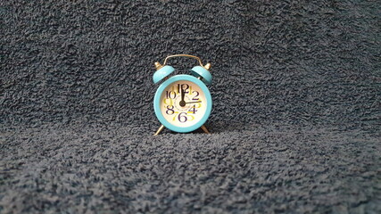 clock with a dark background