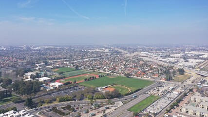 Aerial View of Orange County, California 