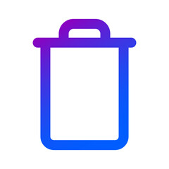 Trash bin icon