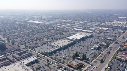 Fototapeta na wymiar Aerial View of the city 