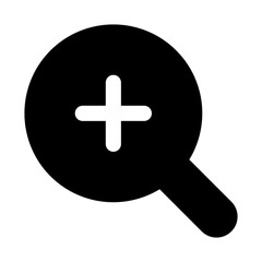 Obraz premium Magnifying glass icon