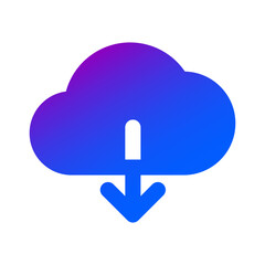 Download from cloud icon
