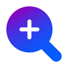 Obraz premium Magnifying glass icon