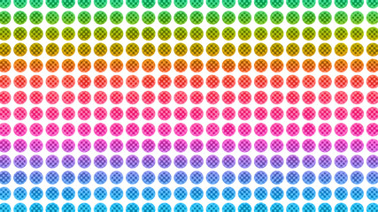 An abstract multicolored dot pattern background image.