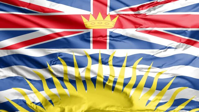 BC Waving Flag. British Columbia, Canada's westernmost province, is defined by its Pacific coastline and mountain rang.