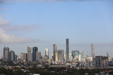 time lapse of clouds over the city