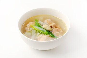 鶏肉の中華風スタミナスープ