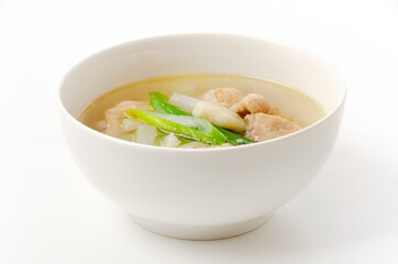鶏肉の中華風スタミナスープ