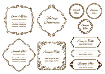 装飾　ビンテージ　オーナメント　枠