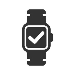 Smartwatch checkmark icon