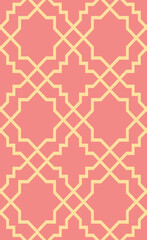 Fototapeta na wymiar Carpet bathmat and Rug Boho Style ethnic design pattern with distressed texture and effect 