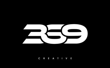369 Letter Initial Logo Design Template Vector Illustration