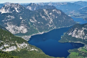Obraz premium View from Five fingers, Dachstein-Krippenstein.