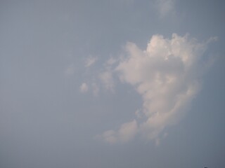 Beautiful blue sky and cloud