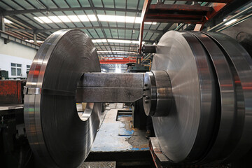 The strip production line is in a public rail company, North China