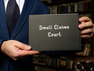  Small Claims Court inscription on the sheet.