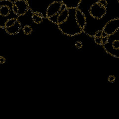 Fototapeta premium Gold Glitter Stars. Luxury Shiny Confetti.