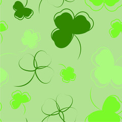 seamless pattern with clover