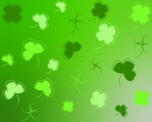 seamless pattern with clover