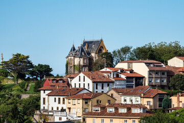 Fototapeta na wymiar Little town of Comillas located in Cantabria, northern Spain