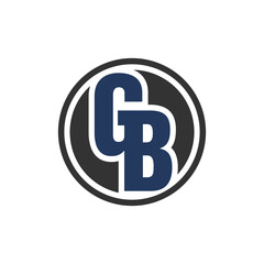 circle logo with letter GB