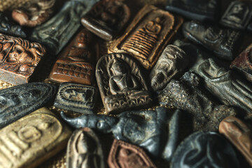 Thai amulets come in a wide variety of styles, Buddhist Sacred,Buddha amulets.