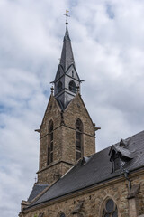 Fototapeta na wymiar St Peter and Paul Church in Kronberg im Taunus, Hesse, Germany