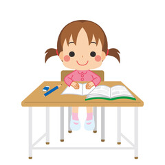 いってきますと挨拶をして学校へ登校する小学生の男の子といってらっしゃいと自宅から見送るお母さん Wall Mural ぽこたぽこ