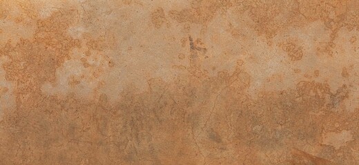 Panorama of Horizontal design on brown cement and concrete texture for pattern and background