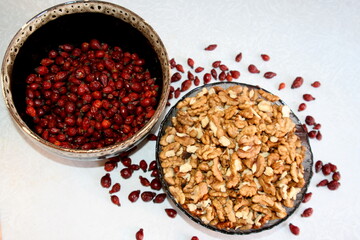 red and white beans