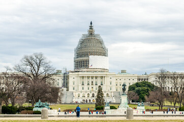 US Capitol Building, the Meeting Place of the United States Congress in Washington DC, USA.