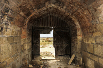 Obraz premium Ancient caravanserai Garachi. Azerbaijan.