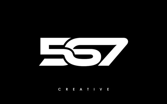 567 Letter Initial Logo Design Template Vector Illustration