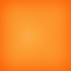 Pop art colorful comics book magazine cover. Polka dots orange background. Cartoon funny dotted retro pattern. Vector halftone illustration. Template design for poster, card, flyer.