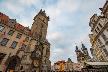 Fototapeta na wymiar Old Town Hall in Prague