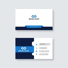 Modern professional business card design vector