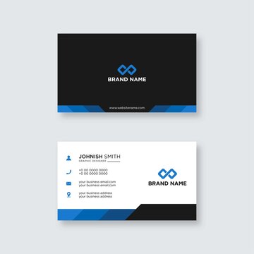 Modern Professional Business Card Design Vector