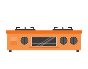 ガスコンロのベクターイラスト