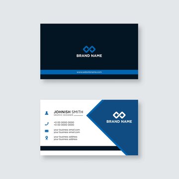 Modern professional business card design vector