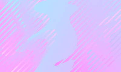 Plakat Blue striped background. Diagonal pink stripes 