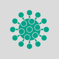 Coronavirus Molecule Icon